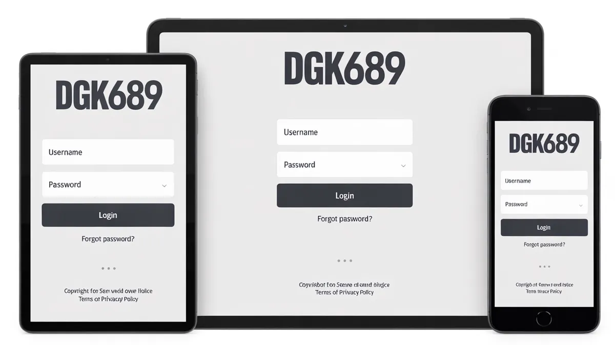 ทางเข้า DGK689 บนอุปกรณ์หลากหลาย แสดงความเข้ากันได้กับทุกแพลตฟอร์ม